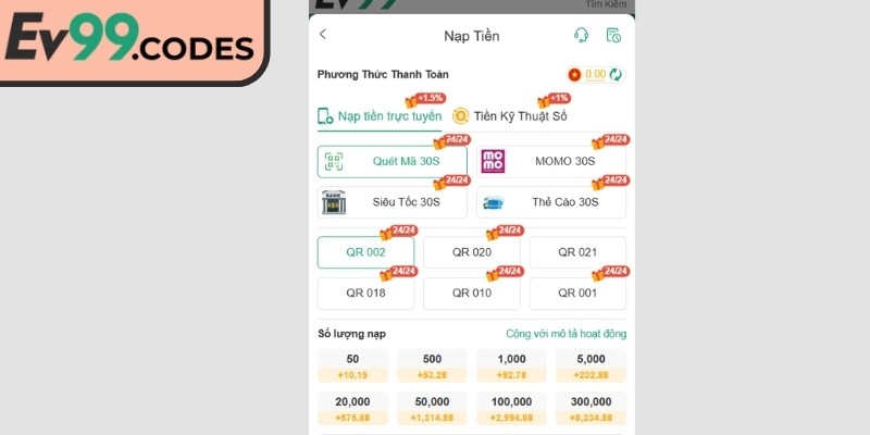 Lựa chọn phương thức thanh toán nhanh chóng, dễ dàng